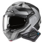 Casque Flip Up HJC F100 Bios MC5SF + Kit Bluetooth BT Mini