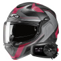 Casque Flip Up HJC F100 Bios MC8SF + Kit Bluetooth 5S Solo