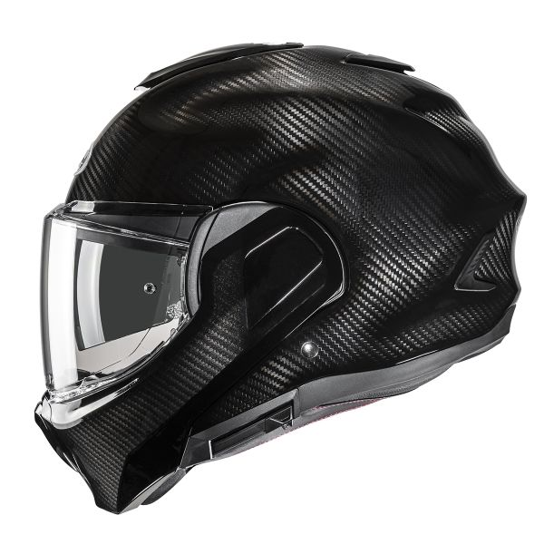 HJC F100 Carbon Black + Kit bluetooth 5R Lite