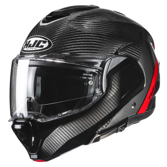 Casque Flip Up HJC F100 Carbon Stan MC1 Casque Flip Up HJC F100 Carbon Stan MC1