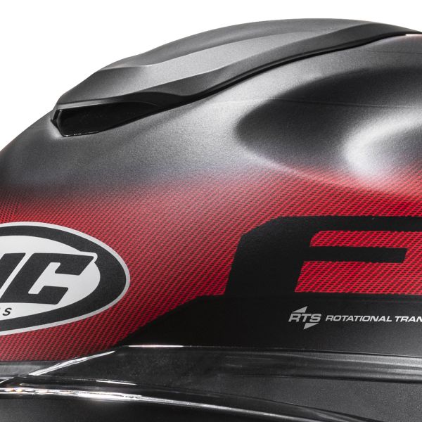 Casque Modulable HJC F100 UNI - Coque Fibre De Verre, Visière Pinlock, écran Solaire Intégré, Taille XS