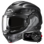 Casque Flip Up HJC F100 Hetal MC5SF + Kit Bluetooth 5S Solo