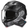 Casque Flip Up HJC F100 Hetal MC5SF + Kit Bluetooth BT Mini