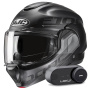Casque Flip Up HJC F100 Hetal MC5SF + Kit Bluetooth Lokui K30