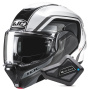 Casque Flip Up HJC F100 Reff MC1 + Kit Bluetooth BT Mini