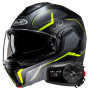 Casque Flip Up HJC i100 Lorix MC3HSF + Kit Bluetooth 5S Solo