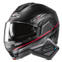 Casque Flip Up HJC i100 Sysma MC1SF + Kit Bluetooth BT Mini