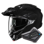 Casque Flip Up HJC i80 Metal Black + Kit Bluetooth BT Mini