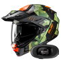 Casque Flip Up HJC i80 Roki MC47SF + Kit bluetooth 5R Lite Solo