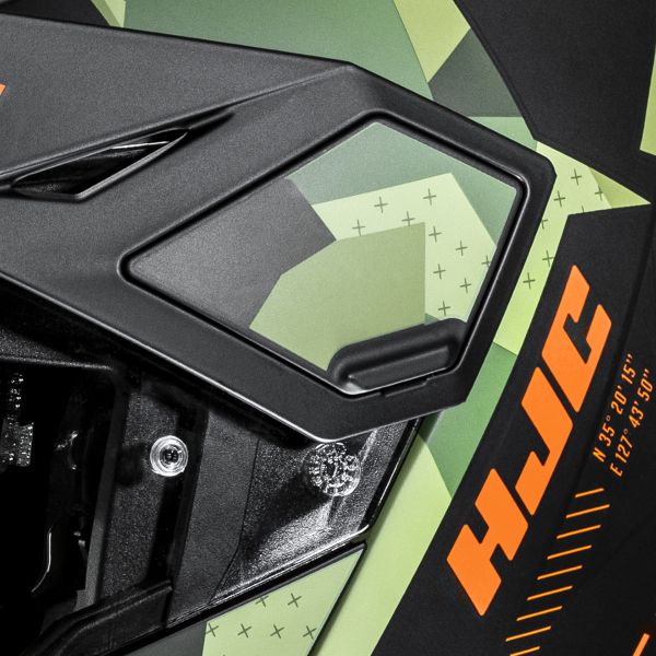 HJC i80 Roki MC47SF + Kit Bluetooth BT Mini