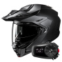Casque Flip Up HJC i80 Semi Flat Black + Kit Bluetooth 5S Solo