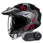 Casque Flip Up HJC i80 Velly MC1 + Kit Bluetooth Lokui K30