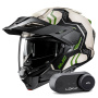 Casque Flip Up HJC i80 Velly MC4SF + Kit Bluetooth Lokui K30