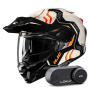 Casque Flip Up HJC i80 Velly MC7 + Kit Bluetooth Lokui K30