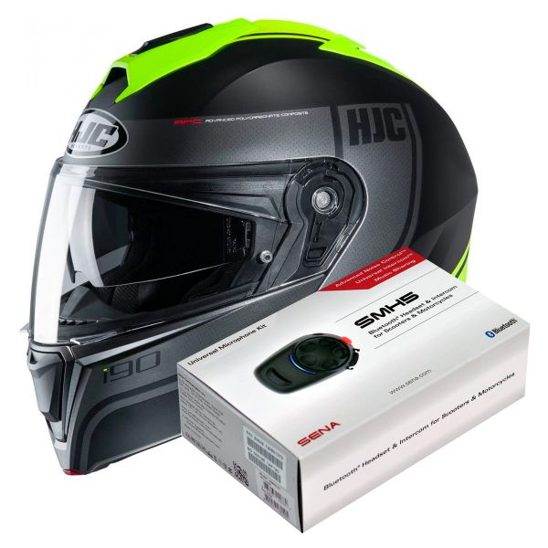 Hjc i90 online helmet bluetooth