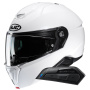 Casque Flip Up HJC i91 Pearl White+ Kit Bluetooth Smart 11B