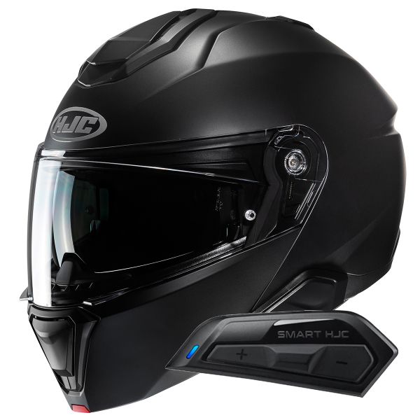 Flip Up HJC i91 Semi Flat Black+ Kit Bluetooth Smart 11B