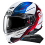 Casque Flip Up HJC RPHA91 Blat MC21 + Kit Bluetooth Smart 11B