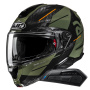Casque Flip Up HJC RPHA91 Blat MC7 + Kit Bluetooth Smart 11B