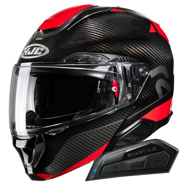 Flip Up HJC RPHA91 Carbon Noela MC1 + Kit Bluetooth Smart 11B Flip Up HJC RPHA91 Carbon Noela MC1 + Kit Bluetooth Smart 11B