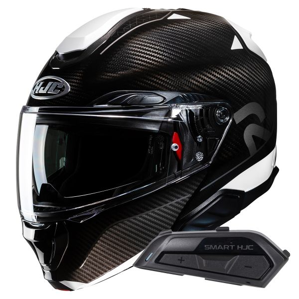 Flip Up HJC RPHA91 Carbon Noela MC5 + Kit Bluetooth Smart 21B