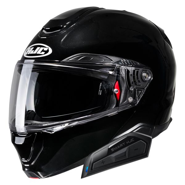 Pack Helmet + Systems HJC RPHA91 Metal Black + Kit Bluetooth