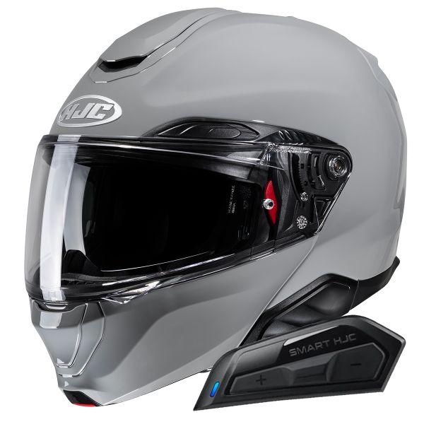 Flip Up HJC RPHA91 N. Grey + Kit Bluetooth Smart 11B