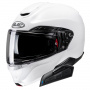 Casque Flip Up HJC RPHA91 Pearl White + Kit Bluetooth Smart 21B