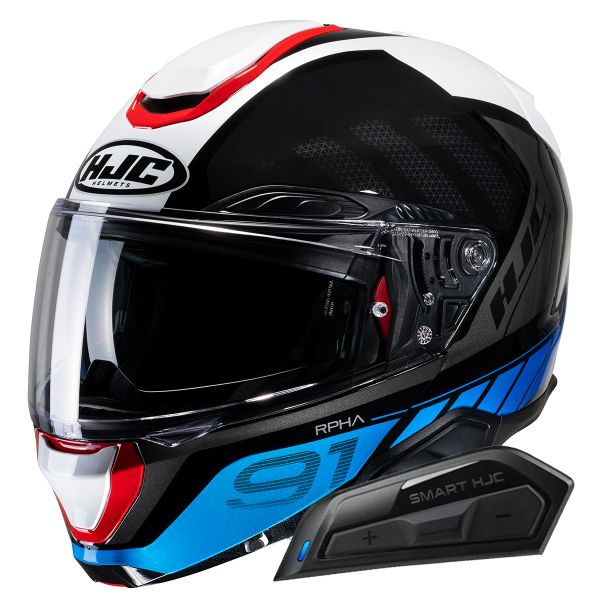 Flip Up HJC RPHA91 Rafino MC21 + Kit Bluetooth Smart 11B Flip Up HJC RPHA91 Rafino MC21 + Kit Bluetooth Smart 11B