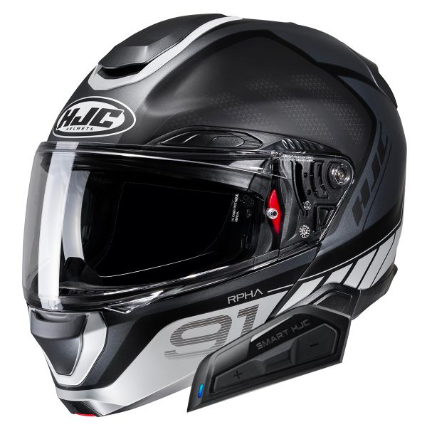 Pack Helmet + Systems HJC RPHA91 Rafino MC5SF + Kit