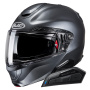 Casque Flip Up HJC RPHA91 Semi Flat Anthracite + Kit Bluetooth Smart 11B