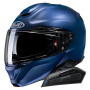Casque Flip Up HJC RPHA91 Semi Flat Metallic Blue + Kit Bluetooth Smart 11B