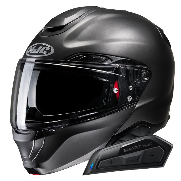 Flip Up HJC RPHA91 Semi Flat Titanium + Kit Bluetooth Smart 11B Flip Up HJC RPHA91 Semi Flat Titanium + Kit Bluetooth Smart 11B