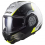 Casque Flip Up LS2 Advant Codex White Black FF906