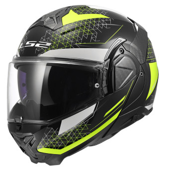 Flip Up LS2 Advant II Astral H-V Yellow FF910