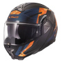 Casque Flip Up LS2 Advant II Glide Black Orange FF910