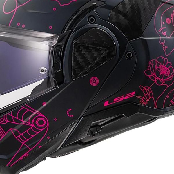 LS2 Advant II Sophia Black Pink FF910