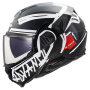 Casque Flip Up LS2 Advant II Tape Black FF910