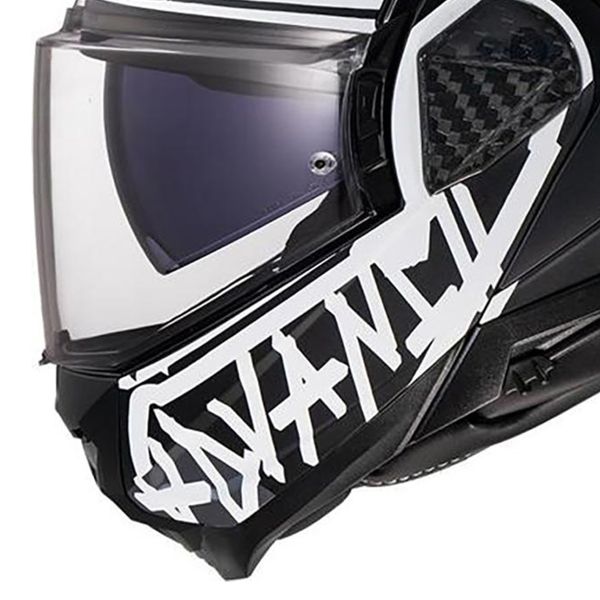 LS2 Advant II Tape Black FF910