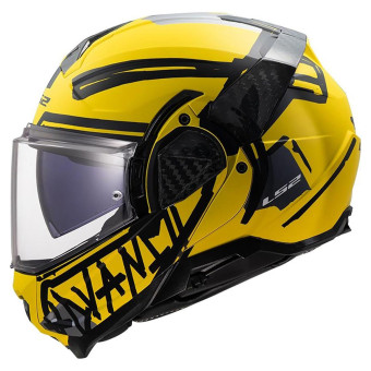 Flip Up LS2 Advant II Tape Yellow FF910