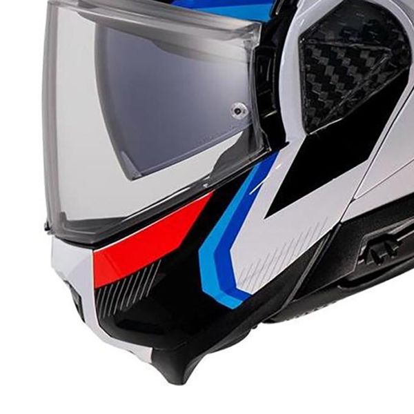 LS2 Advant II Triple White Blue Red FF910