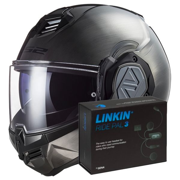 LS2, Casque modulable Moto ADVANT Matt Black, L