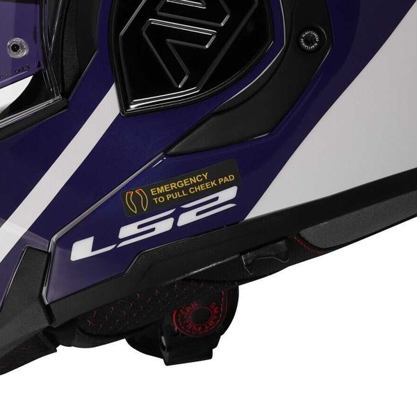 LS2 Advant Swipe White Blue FF906