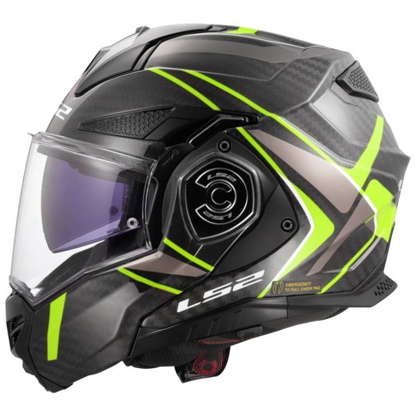 LS2 Advant X C Future II H-V Yellow FF901