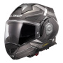 Casque Flip Up LS2 Advant X C Horizon Silver Grey FF901