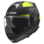 Casque Flip Up LS2 Advant X Nova Black H-V Yellow FF901
