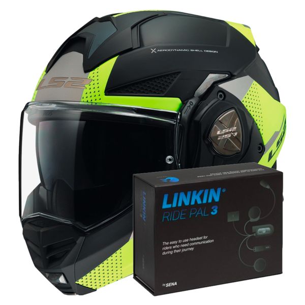 CASCO MODULAR LS2 FF901 ADVANT X NEGRO MATE