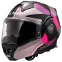 Casque Flip Up LS2 Advant X Ultra Grey Purple FF901