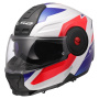 Casque Flip Up LS2 Scope II Duria White Blue Red FF902