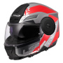 Casque Flip Up LS2 Scope II Oxyd Grey Red FF902